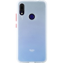 Microcase Xiaomi Redmi Note 7 - Note 7 Pro Bumper Tpu Serisi Sert Kılıf Beyaz