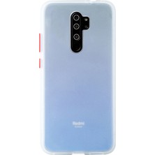 Microcase Xiaomi Redmi Note 8 Pro Bumper Tpu Serisi Sert Kılıf Beyaz