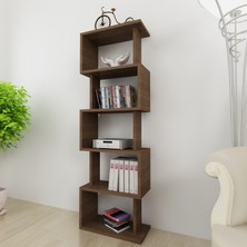 Moonlife Zero Dekoratif Kitaplık Ceviz