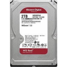WD Red 2TB 3.5" Sata 3 5400RPM 256MB Cache Nas Disk WD20EFAX
