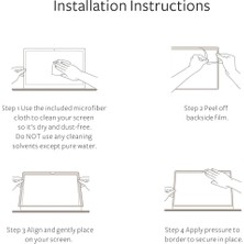 Microcase Macbook Pro 16 A2141 A2142 Frame Tam Kaplayan Ekran Koruyucu - Siyah