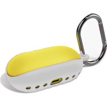 noktaks - Samsung Galaxy Buds - Kılıf Darbelere Karşı Dayanıklı Koruyucu Silikon Kılıf Airbag 07 - Beyaz - T11090