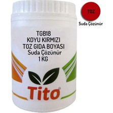 Koyu Kırmızı grıda Renklendiricisi Toz Suda Çözünür 1 kg