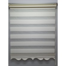 BBB Mikro Pliseli Zebra Stor Perde Krem MZ484