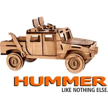 Pershang Hummer Araba 58 Parça Ahşap 3D Puzzle