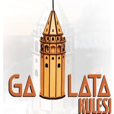 Pershang Galata Kulesi 61 Parça Ahşap 3D Puzzle