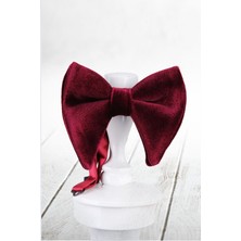 Kravatkolik Bordo Kadife Papyon P861