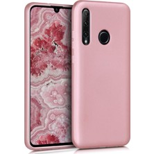 Microsonic Matte Silicone Huawei Honor 20 Lite Kılıf Rose Gold