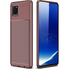 Microsonic Samsung Galaxy A81  Kılıf Legion Series Kahverengi