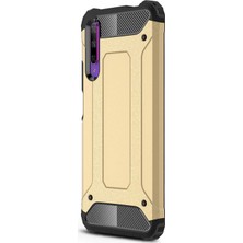 Microsonic Huawei P Smart Pro Kılıf Rugged Armor Gold