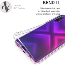 Microsonic Huawei P Smart Pro Kılıf Transparent Soft Beyaz