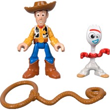 Imaginext Disney·Pixar Toy Story 4 Koleksiyon Figürler, 2 Figürlü ve Aksesuarlı - Woody & Forky GBG90