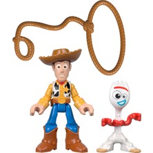 Imaginext Disney·Pixar Toy Story 4 Koleksiyon Figürler, 2 Figürlü ve Aksesuarlı - Woody & Forky GBG90