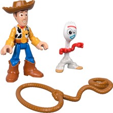 Imaginext Disney·Pixar Toy Story 4 Koleksiyon Figürler, 2 Figürlü ve Aksesuarlı - Woody & Forky GBG90