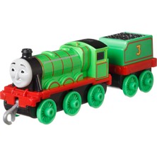 Thomas & Friends™ Trackmaster Sür-Bırak Büyük Tekli Trenler, Henry, Yeşil Vagonlu Oyuncak Lokomotif Tren, GDJ55
