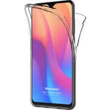 Microsonic Xiaomi Redmi 8A Full Koruma 360 Clear Soft Kılıf Şeffaf