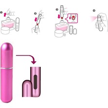 KaktüsKedi 2 Adet Mavi Matara Suluk + Parfüm Atomizer