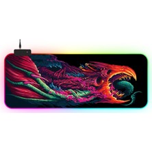 Porge Full RGB 90 x 40 cm XXL Işıklı Oyuncu Mousepad