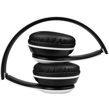 P47 Kulak Üstü Kablosuz Kulaklık Bluetooth Kulaklık Aux ve Hafıza Kartı Girişli Beyaz