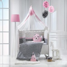 Momishop Nana Park Yatak Uyku Seti Pembe