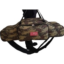 Modibags 115 Cm 3 Göz Lüks Olta Kamış Çantası Kamuflaj