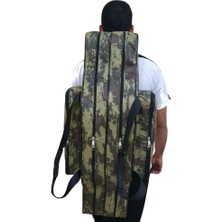 Modibags 135 Cm 3 Göz Lüks Olta Kamış Çantası Kamuflaj
