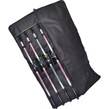 Modibags 3 Parça 390 142 Cm Parçalı Olta Kamış Çantası Siyah