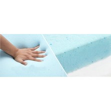 Heyner Tek Kişilik Linen Series  Visco Yatak Lüx   Keten Kumaşlı Visco Yatak 80 x 190 cm