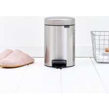 Brabantia Newicon Fpp Mat Steel Pedallı Çöp Kutusu 3 lt