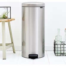 Brabantia Newicon Fpp Pedallı Çöp Kutusu Mat Steel 30 lt