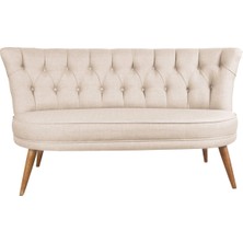 Ze10 Design Richland  Loveseat Ikili Kanape Krem