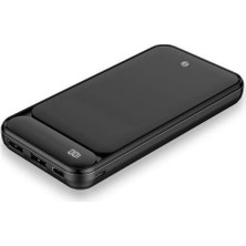 S-Link IP-G2710 10.000 Mah 2 USB Port LCD Göstergeli Taşınabilir Şarj Cihazı - Siyah