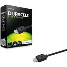 Duracell Apple Lightning 1mt. Şarj ve Data Kablosu USB5012A