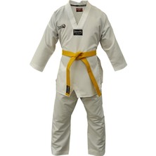 Dragon 10011 Beyaz Yaka Taekwondo Elbisesi + Beyaz Kuşak 170