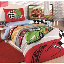 kristal Kapitoneli Nevresim Takımı Speedway Tek Kişilik Genç Desen