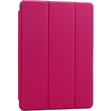 Fujimax ipad Pro 11 A1980 A2013 A1934 A1979 Seri Kadifemsi Smart Kılıf Açık Pembe