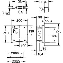 Grohe Ankastre Montaj Kutusu 36264001