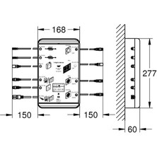 Grohe Grohe F-Digital Deluxe Ana Dağıtım Panosu - 26374000