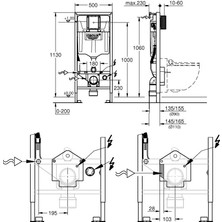 GROHE Sensia Klozet Sistemleri İçin Rapid SL - 39112001