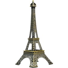 MYK Hediye ve Sanat Atölyesi Ramosis Paris Eyfel Kulesi Dekoratif Biblo Dökme Demir Küçük Boy 18 cm