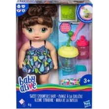 Hasbro Baby Alive Bebeğimle Mama Zamanı Kumral E0587