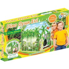 Furkan Toys Dino Oyun Evi Kolay Kurulumlu Çocuk Oyun Çadırı 100x100x68cm