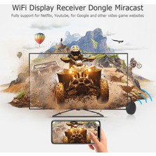 Kablosuz WiFi MiraScreen TV Dongle HDMI Miracast Airplay Receiver Adaptörü