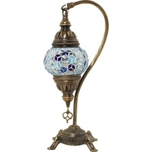 Karalp Mozaik Osmanlı Dekoratif Otantik Masa Lambası
