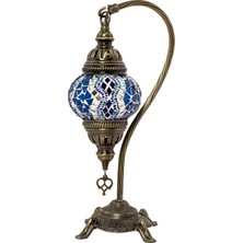 Karalp Mozaik Osmanlı Dekoratif Otantik Masa Lambası