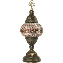 Otantik Mozaik Lamba Masaüstü Lamba Abajur