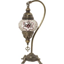 Otantik Mozaik Lamba Masaüstü Lamba Gece Lambası