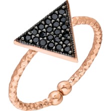 Glorria Gümüş Üçgen Yüzük