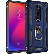 Kilifone - Xiaomi Mi 9t / Mi 9t Pro - Kılıf Yüzüklü Çift Katman Zırh Tank Vega Kapak