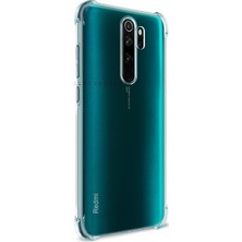 Gpack Xiaomi Redmi Note 8 Pro Kılıf AntiShock Ultra Koruma + Nano Glass Şeffaf